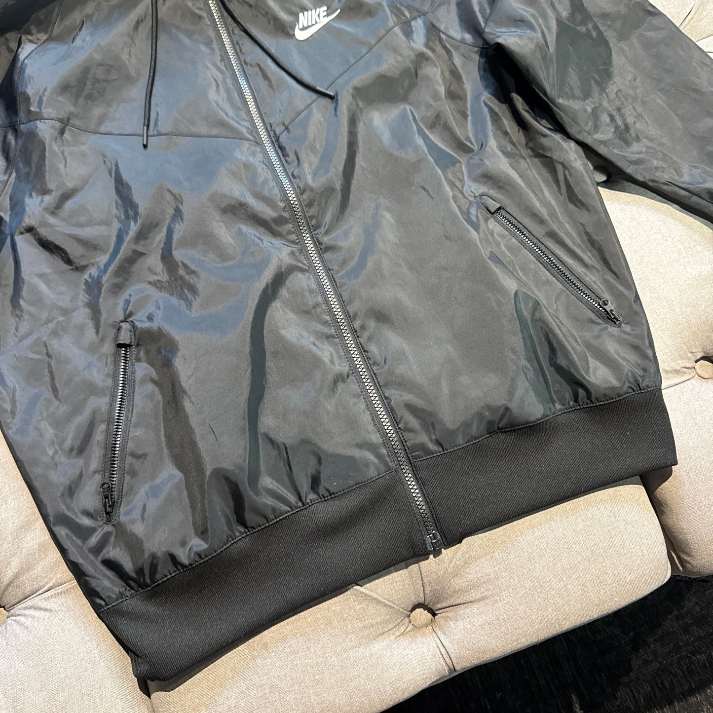 Nike Jacket Windbreaker 'Black' (Second hand)