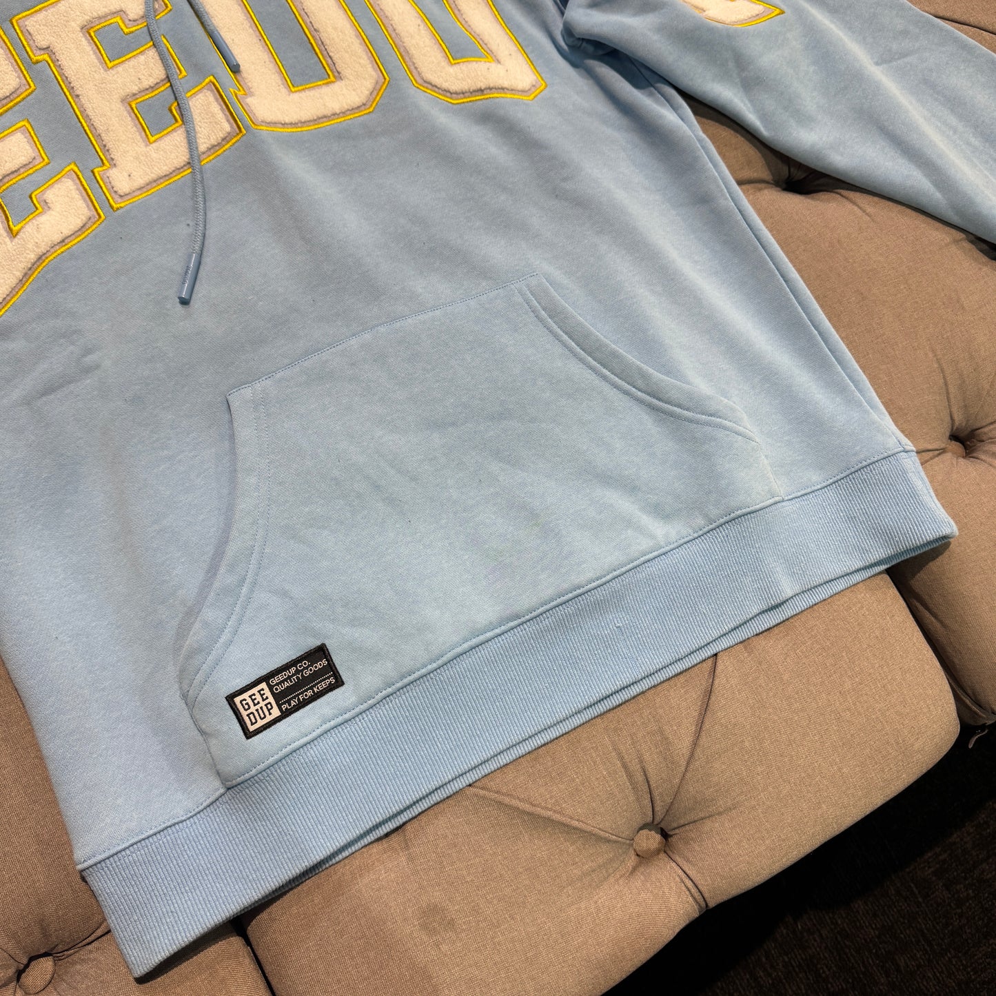 Geedup Team Logo Hoodie 'Sky Blue' (Second hand)