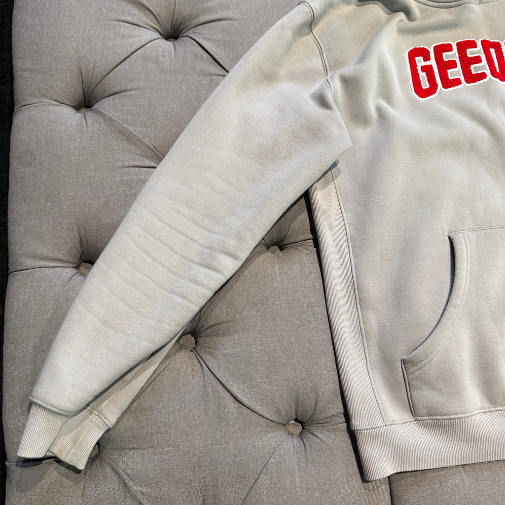 Geedup Play For Keeps Hoodie 'Grey Red' (Second hand)