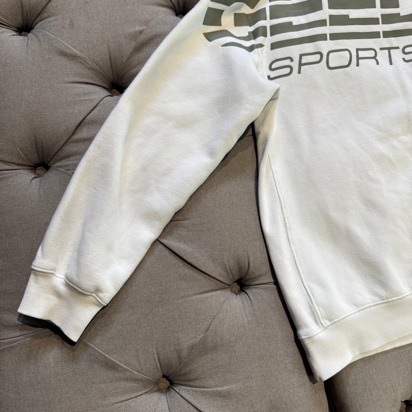Geedup Sportsman Crewneck 'White Grey' (Second hand)