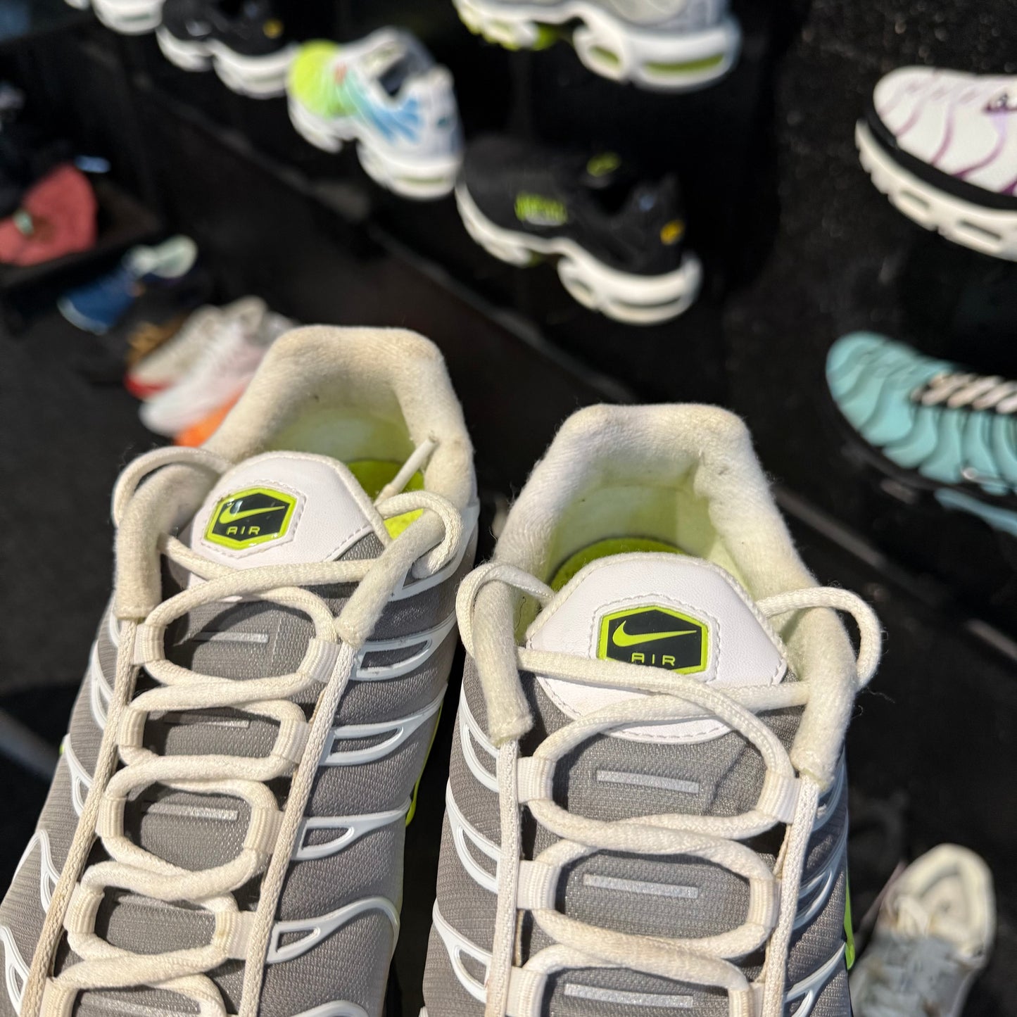 Nike Air Max Plus TN 'White Neon Yellow' (Second hand)