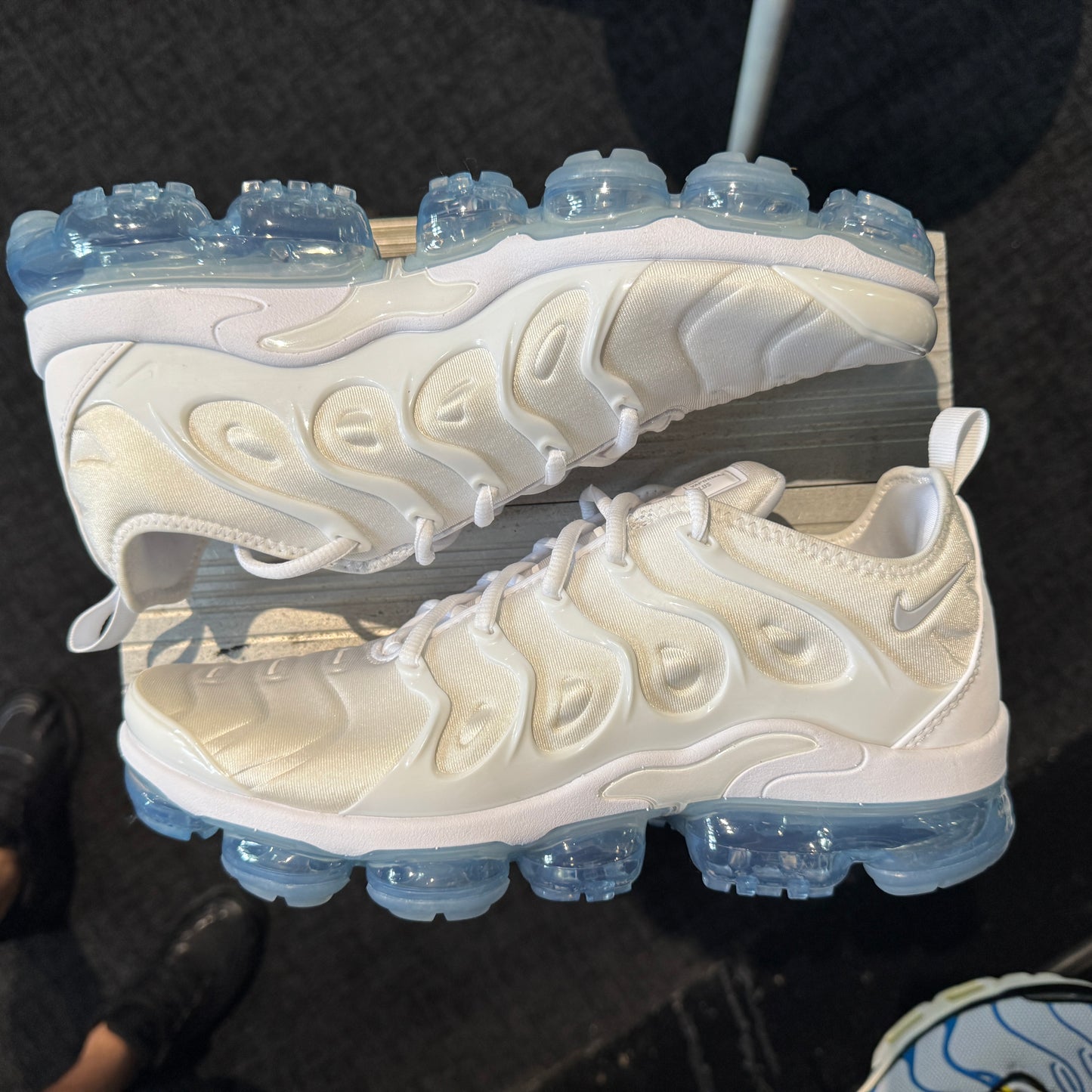 Nike Air Vapour Max Plus 'Triple White' (Brand New)