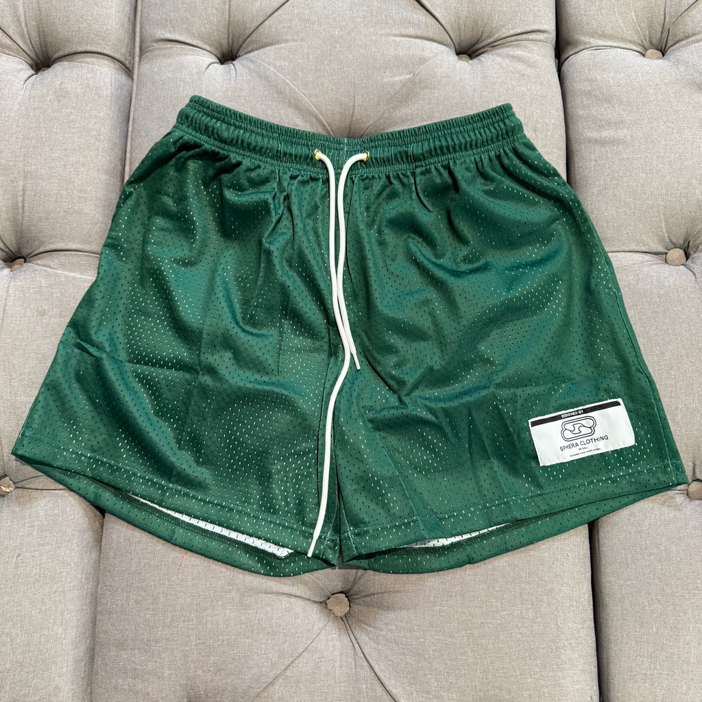 Sphera Mesh Shorts 'Pine' (Brand New)