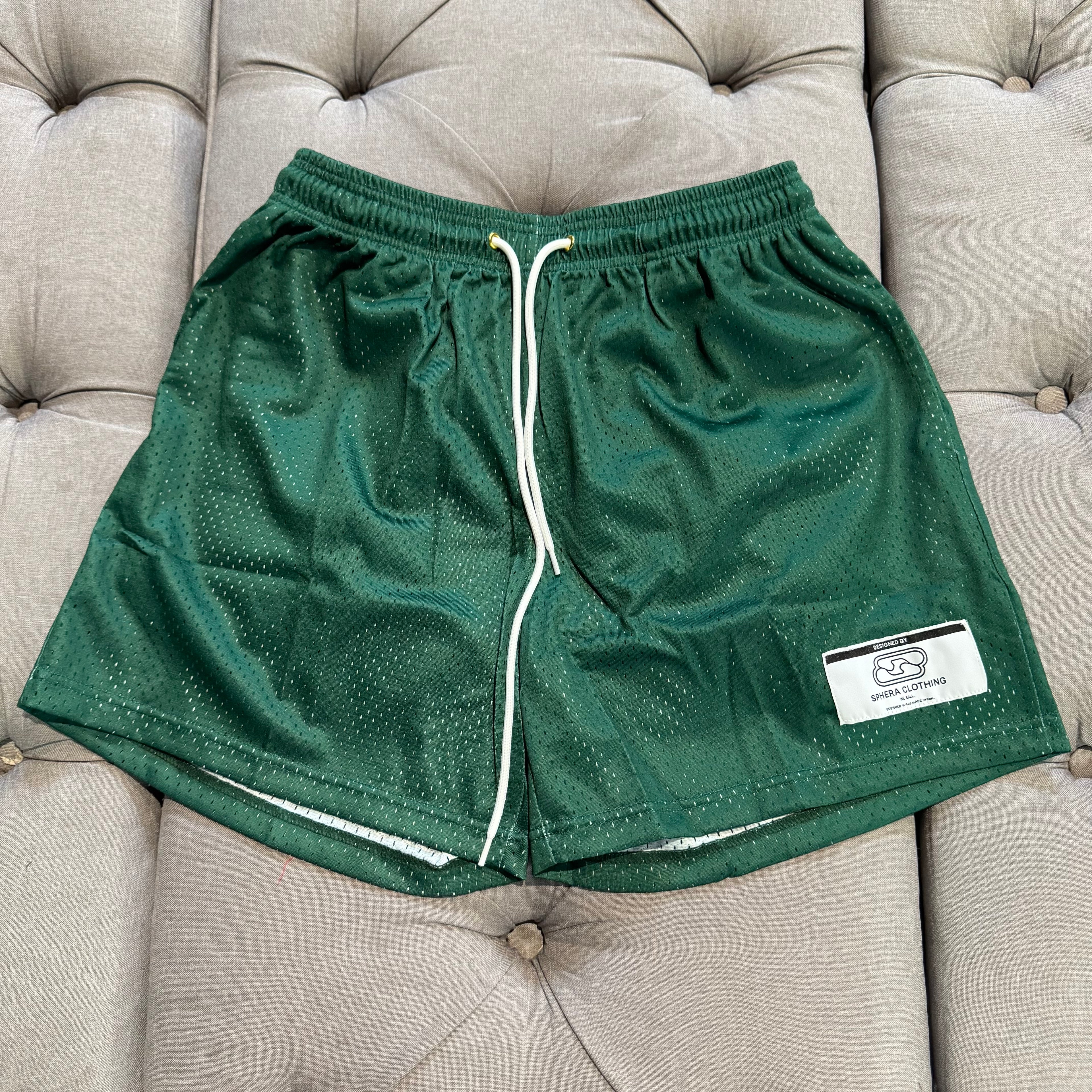 Sphera Mesh Shorts 'Pine' (Brand New)