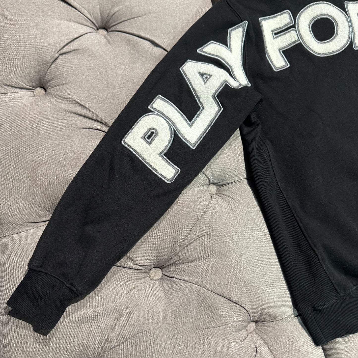 Geedup Play For Keeps Hoodie 'Black White' (Second hand)