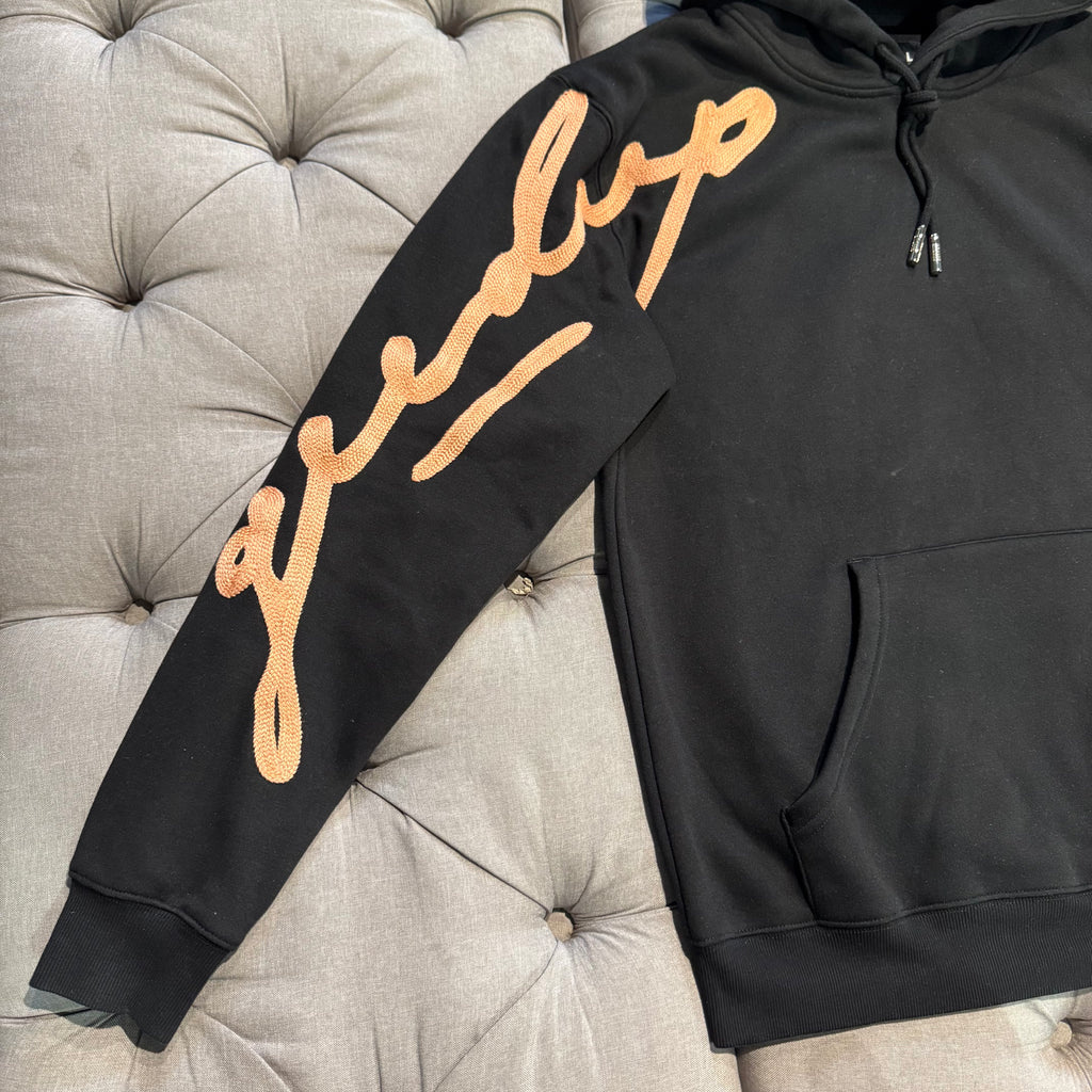 Geedup Signature Hoodie 'Black Peach' (Second hand)