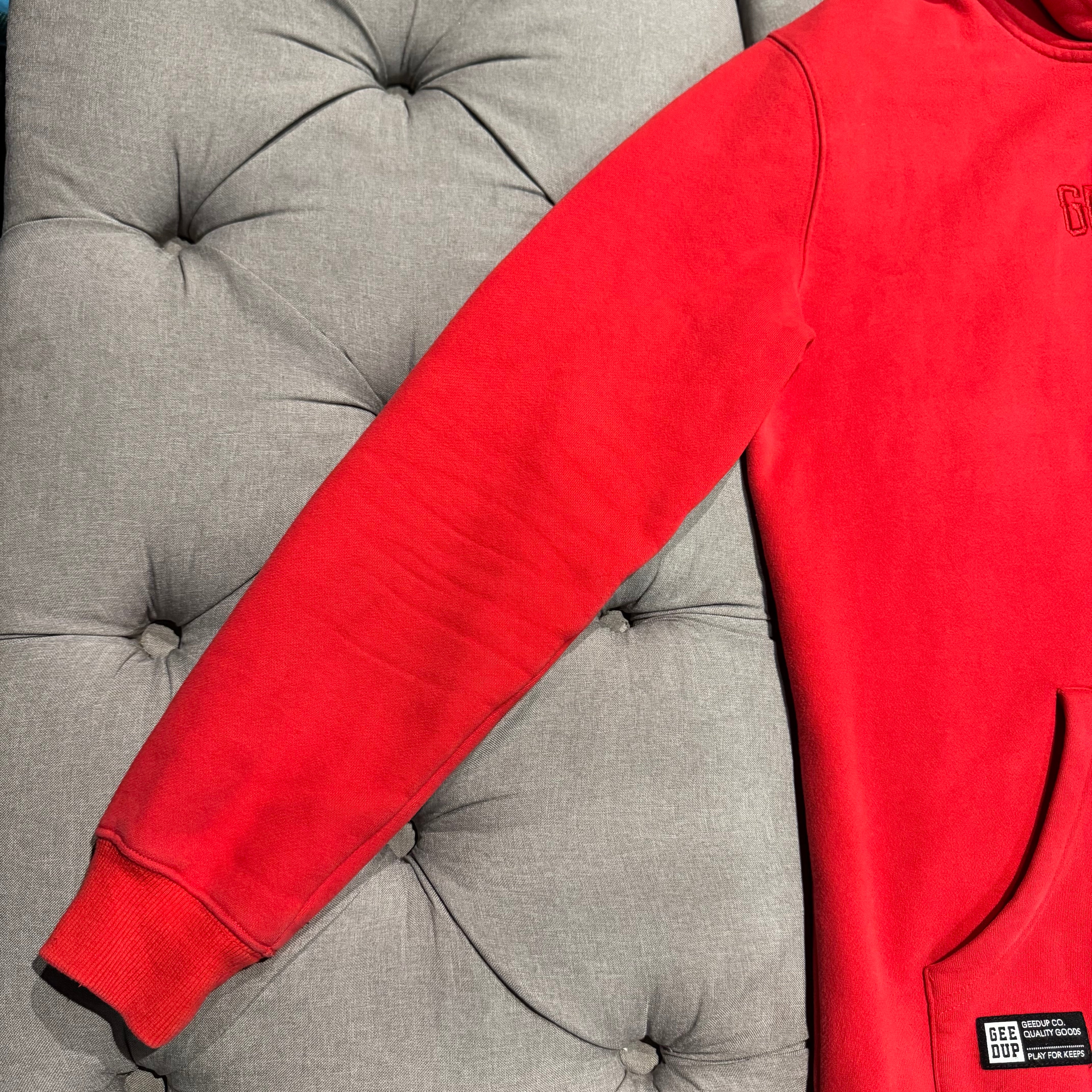 Geedup Core Logo PFK Hood Hoodie 'Red' (2017) (Second hand)