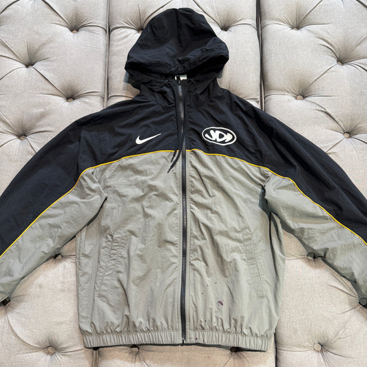 Nike Club Hooded Windbreaker Jacket 'Black Grey Orange' (Second hand)