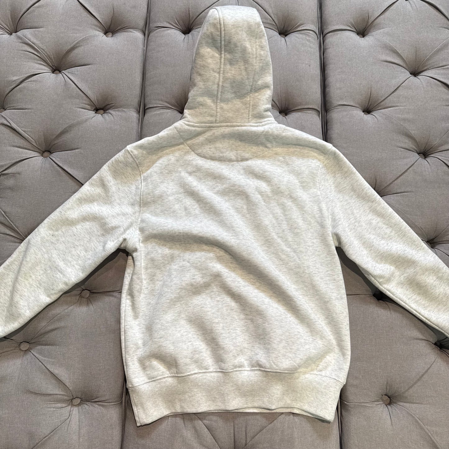 Geedup X Trapstar Sydney Shooters Hoodie 'White Marle/Blue' (Second hand)