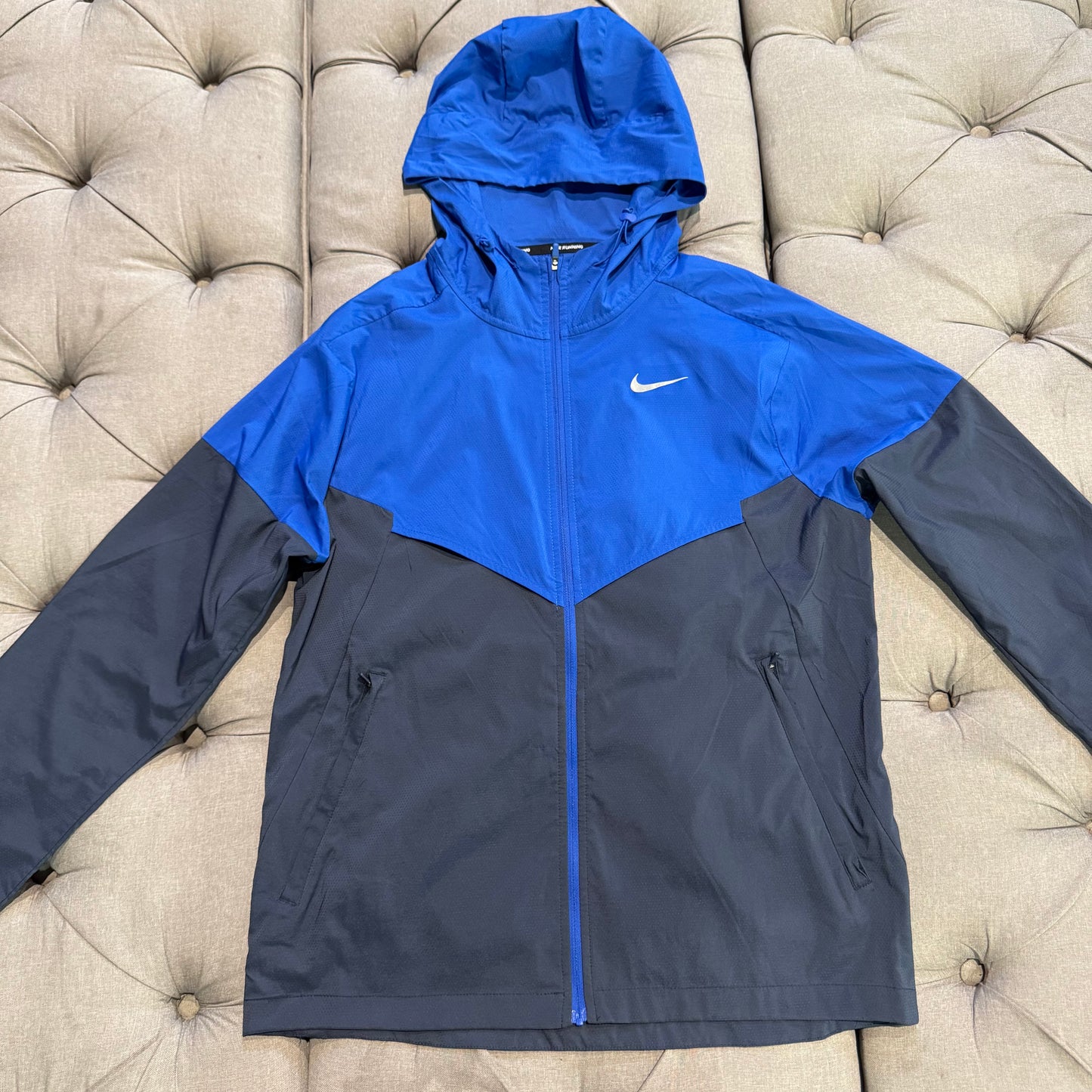 Nike Dri-Fit Lightweight Jacket 'Navy Royal Blue' (Second hand)