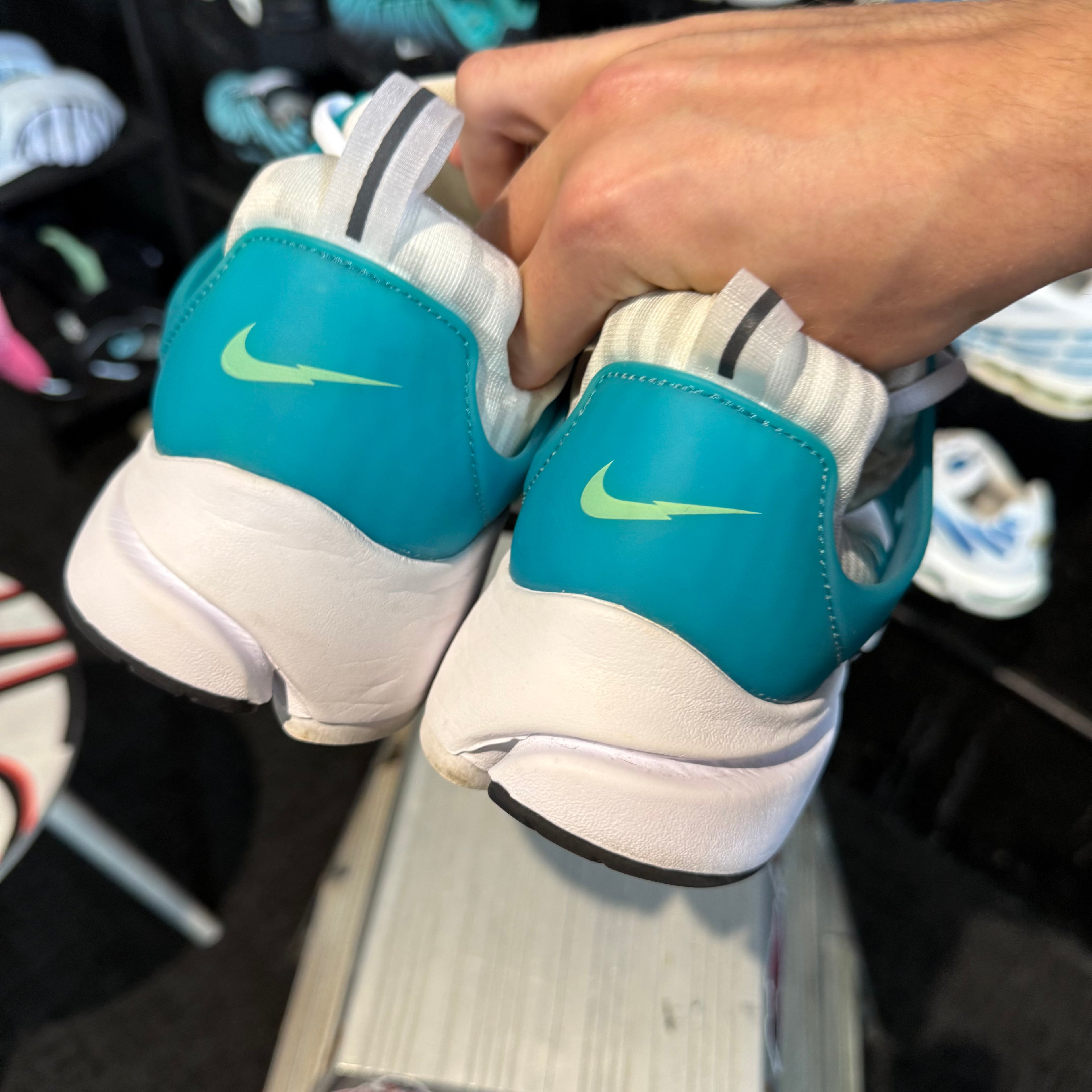 Nike Air Presto 'White Lime Glow Aquamarine' (Second hand)