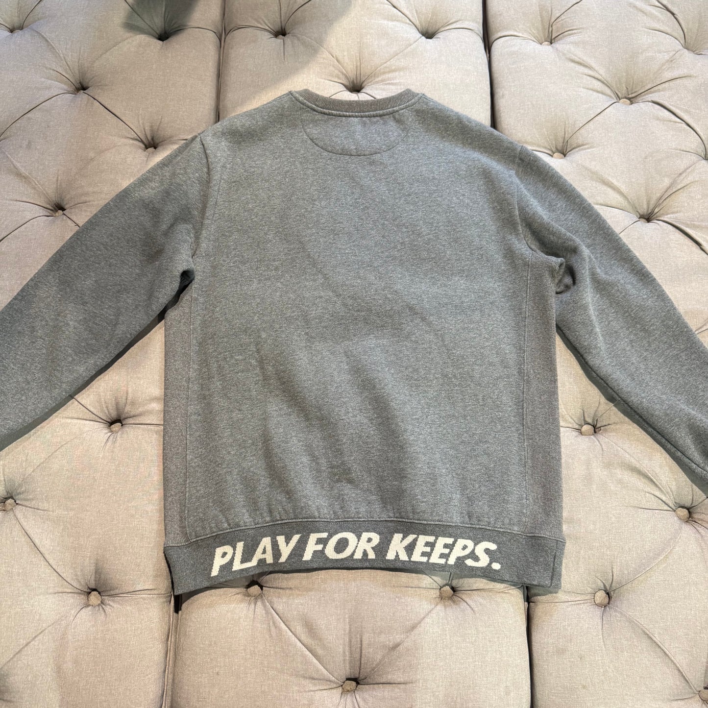 Geedup PFK Core Logo Embossed Crewneck 'Asphalt' (Second hand)