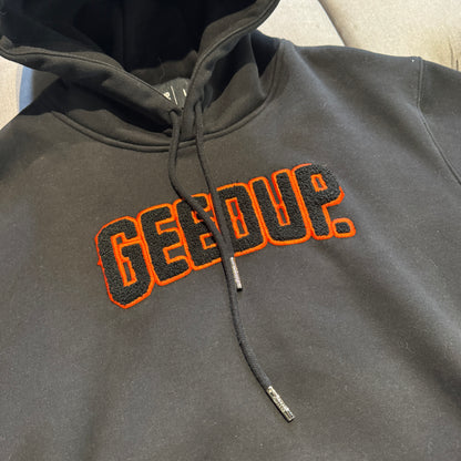 Geedup Play For Keeps Hoodie 'Black Orange' (Second hand)