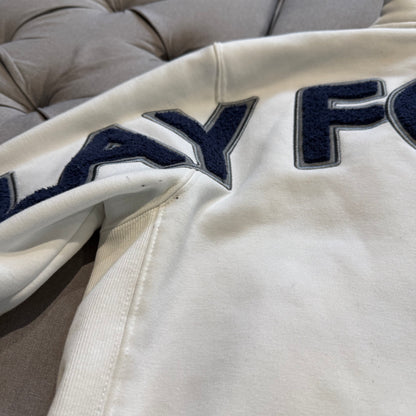 Geedup Play For Keeps Hoodie 'White Navy Blue' (Second hand)