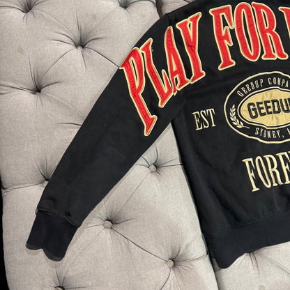 Geedup Play For Keeps Forever Hoodie 'Black Red Gold' (Second hand)