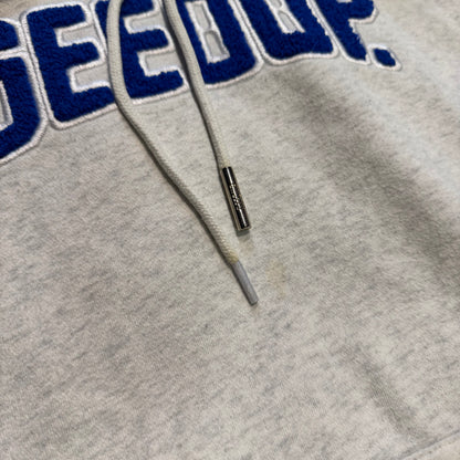 Geedup Play For Keeps Hoodie 'White Marle Blue' (Second hand)