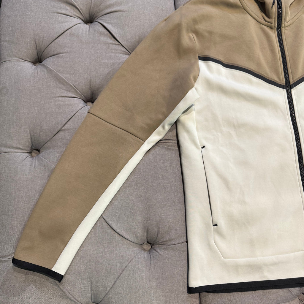 Nike Tech Fleece Jacket 'Brown White' (Second hand)