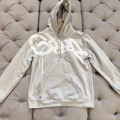 Geedup Handstyle Hoodie 'Grey White' (Second hand)
