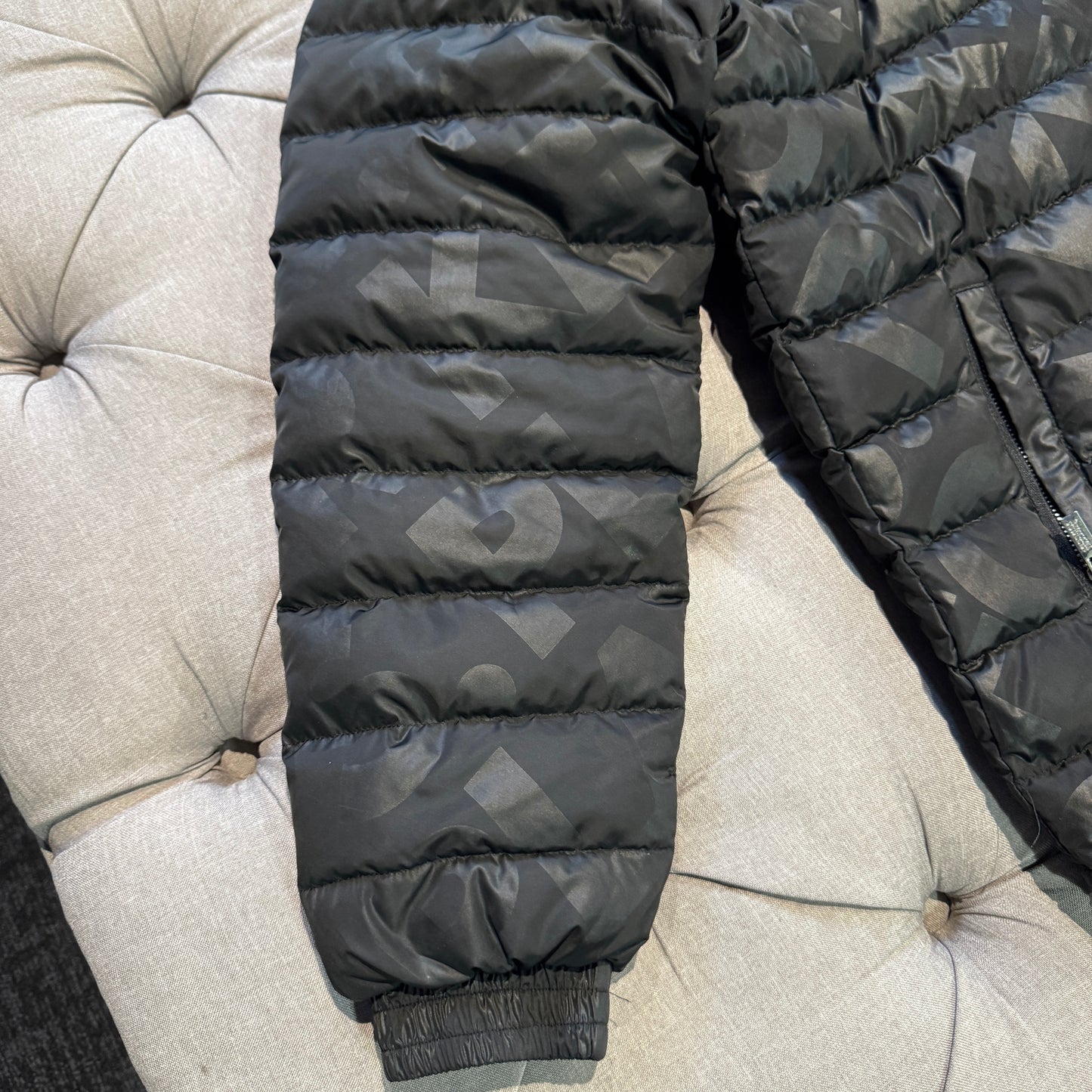 Geedup Monogram PFK Puffer Jacket 'Black' (Second hand)