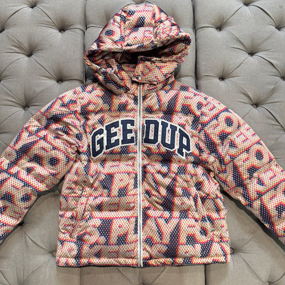 Geedup PFK Static Puffer Jacket 'Multi Colour' (Second hand)