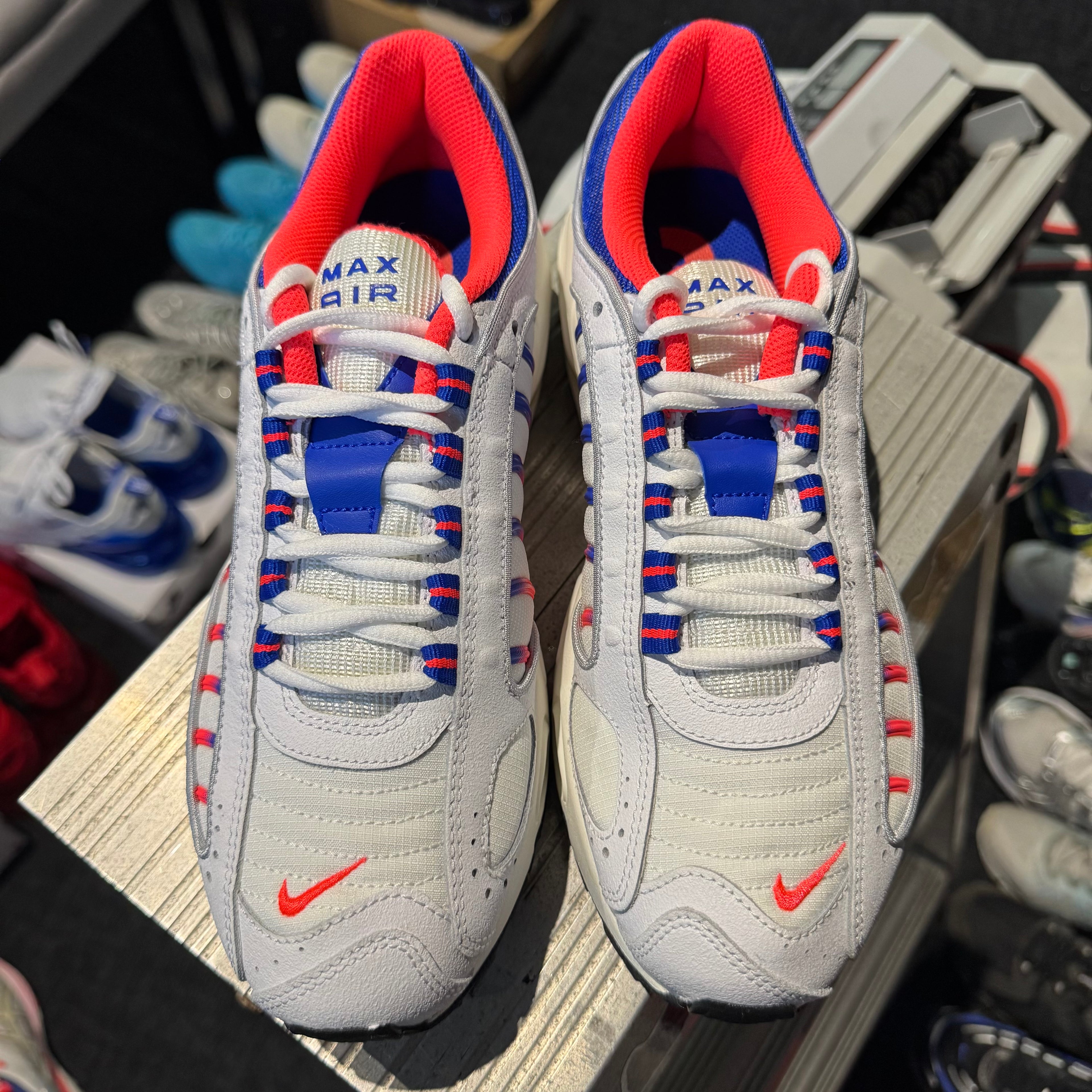 Nike Air Max Tailwind 4 'White Racer Blue Flash Crimson' (Brand New)