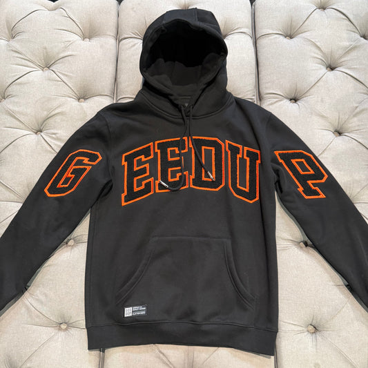 Geedup Team Logo Hoodie 'Black Orange Black' (Second hand)