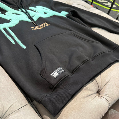 Geedup X Ardee Handstyle Hoodie 'Black Teal Peach' (Second hand)