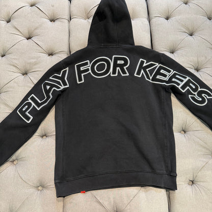 Geedup Play For Keeps Hoodie 'Black White Black' (Second hand)