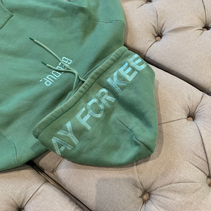 Geedup Play For Keeps Hood Logo Hoodie ‘Olive Green’ (Second hand)