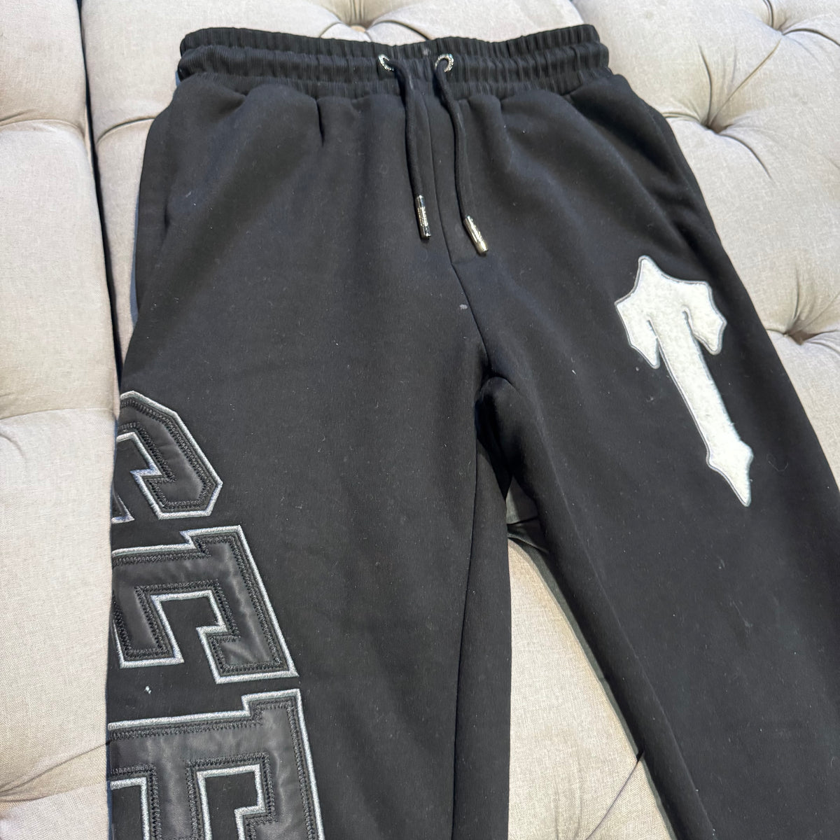 Geedup X Trapstar Team Logo Track Pants 'Black' (Second hand)