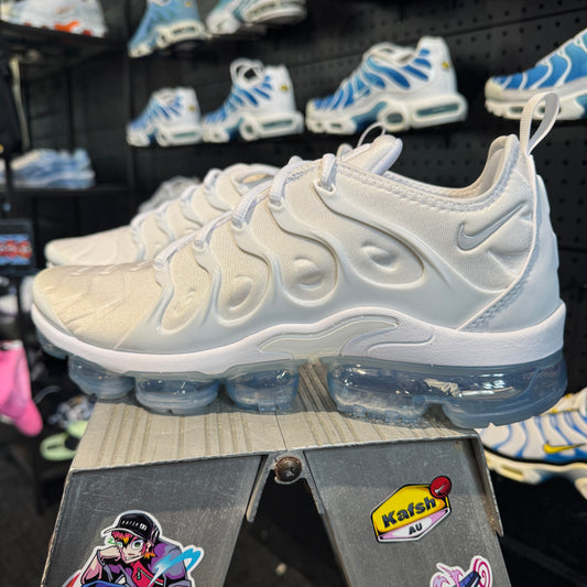 Nike Air Vapour Max Plus 'Triple White' (Brand New)