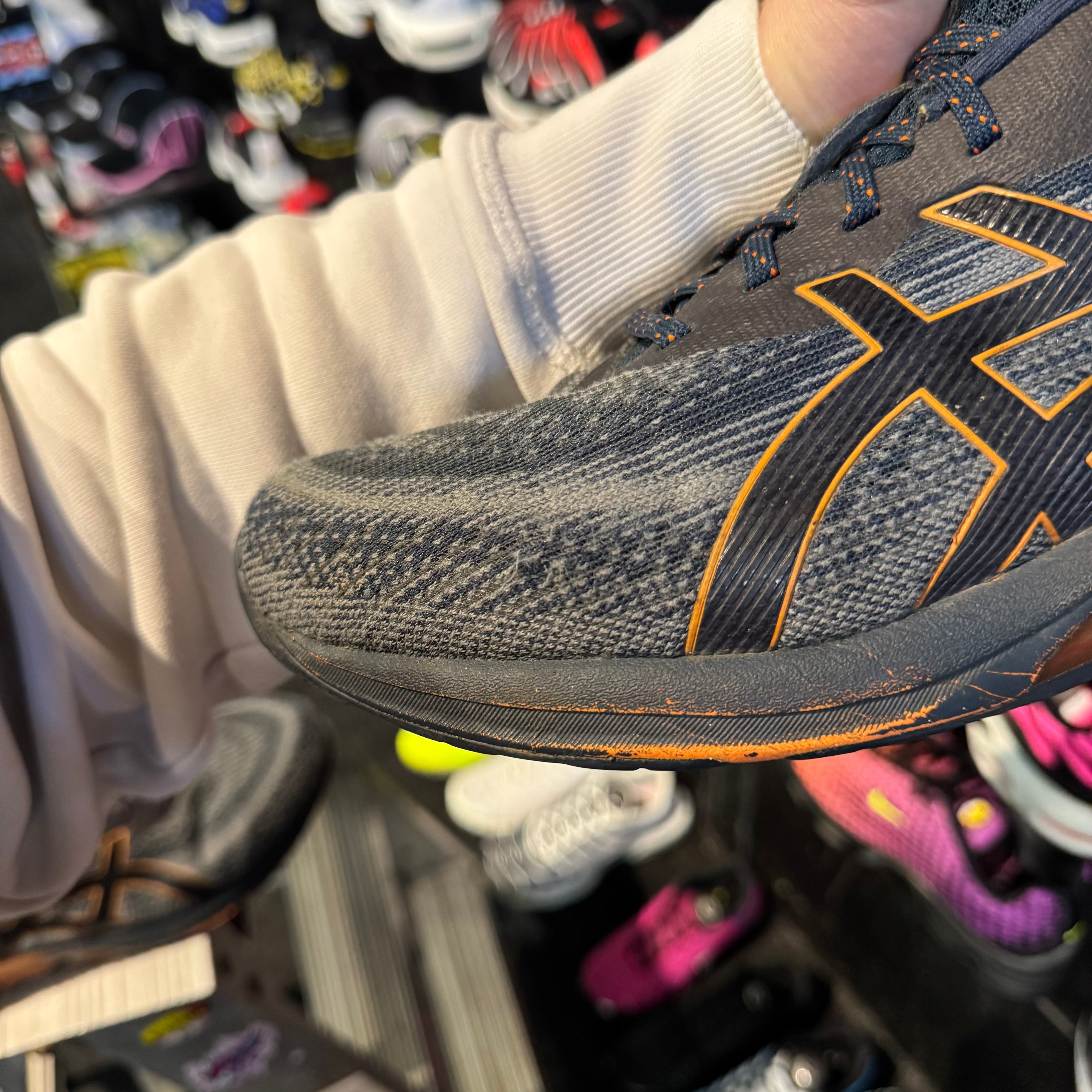 Asics Gel Quantum 360 7 'French Blue Lava Orange' (Second hand)