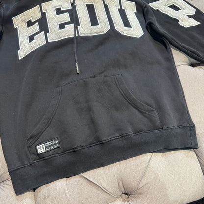 Geedup Team Logo Hoodie 'Black Grey' (Second hand)