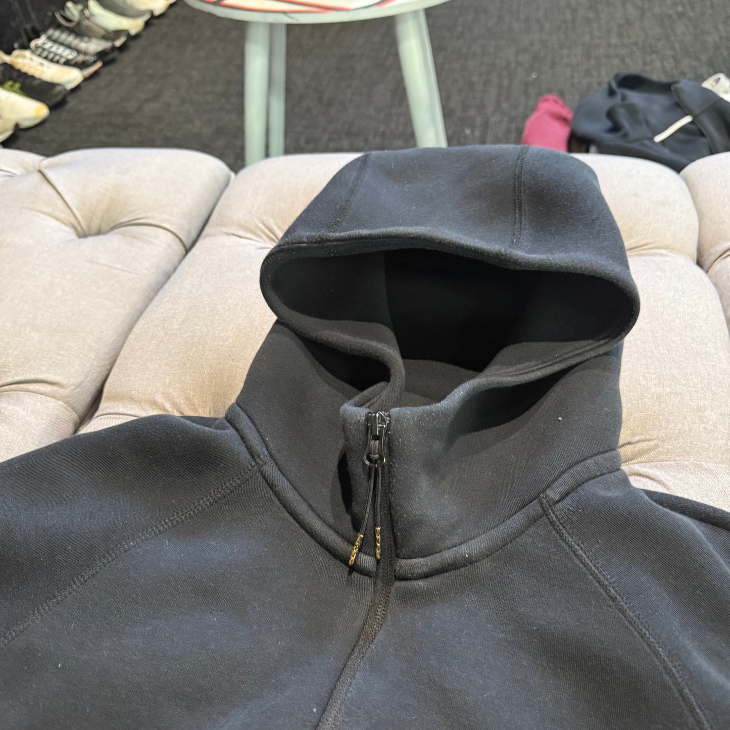 Nike Tech Fleece Jacket 'Black Grey' (Second hand)