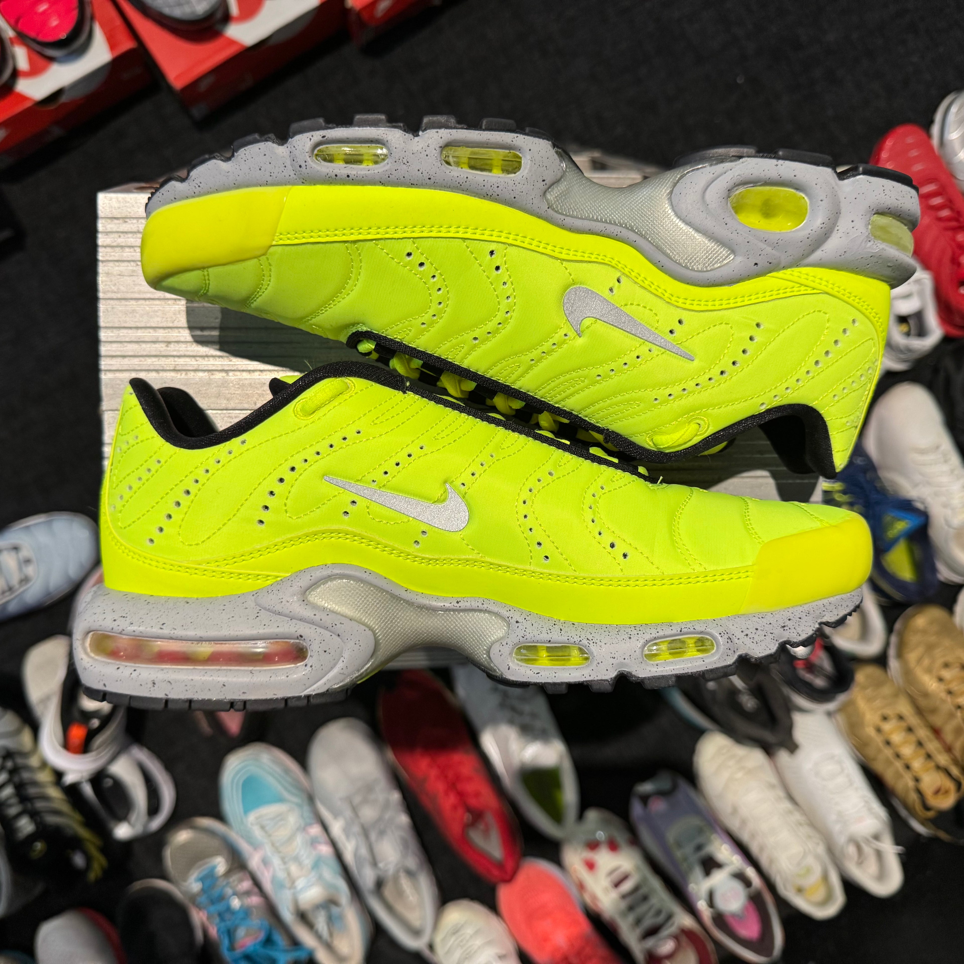 Nike Air Max Plus TN PRM 'Volt Silver Wolf Grey' (Brand New)