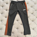 Geedup Core Logo G-Tape Track Pants 'Black Burnt Orange' (Second hand)
