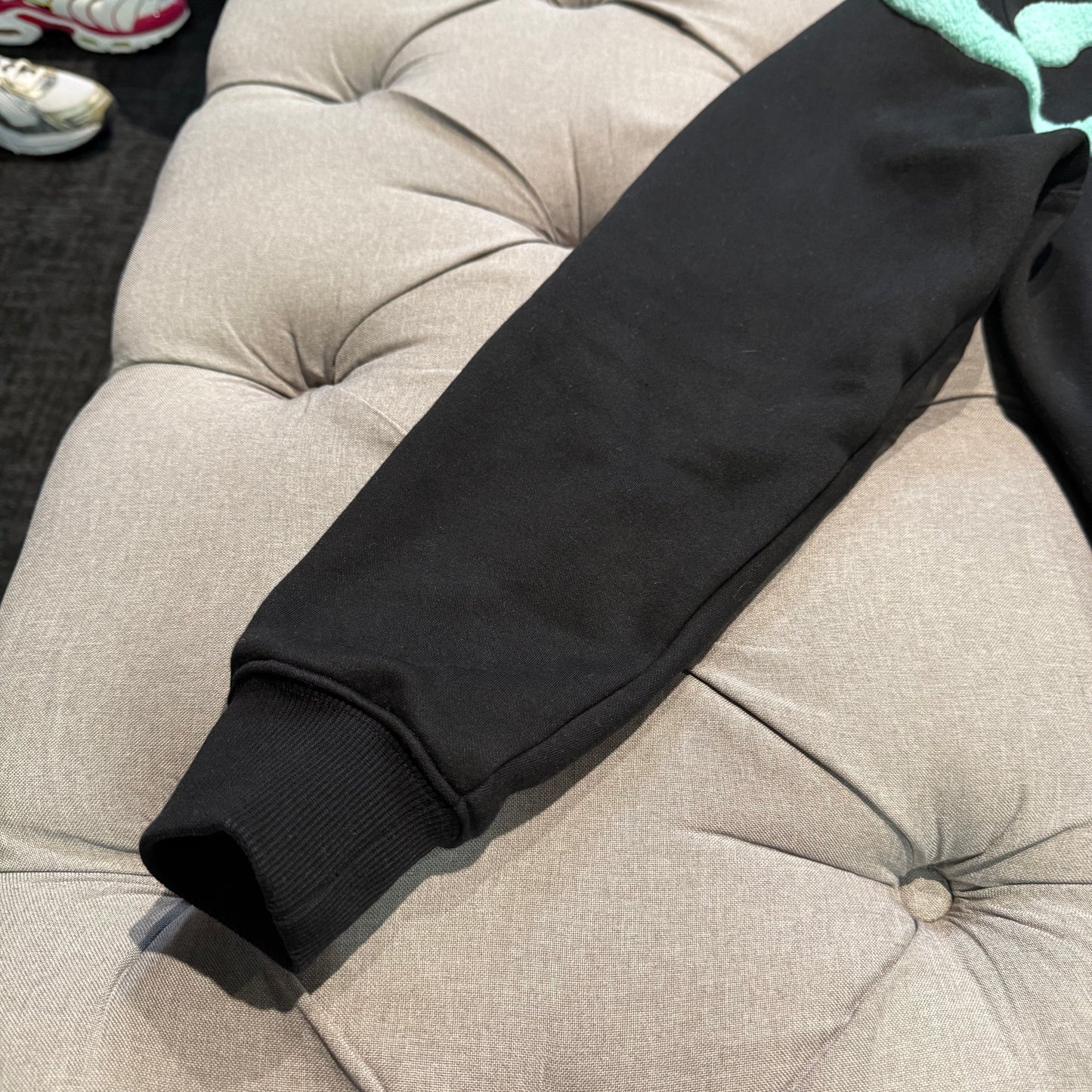 Geedup X Ardee Handstyle Hoodie 'Black Teal Peach' (Second hand)