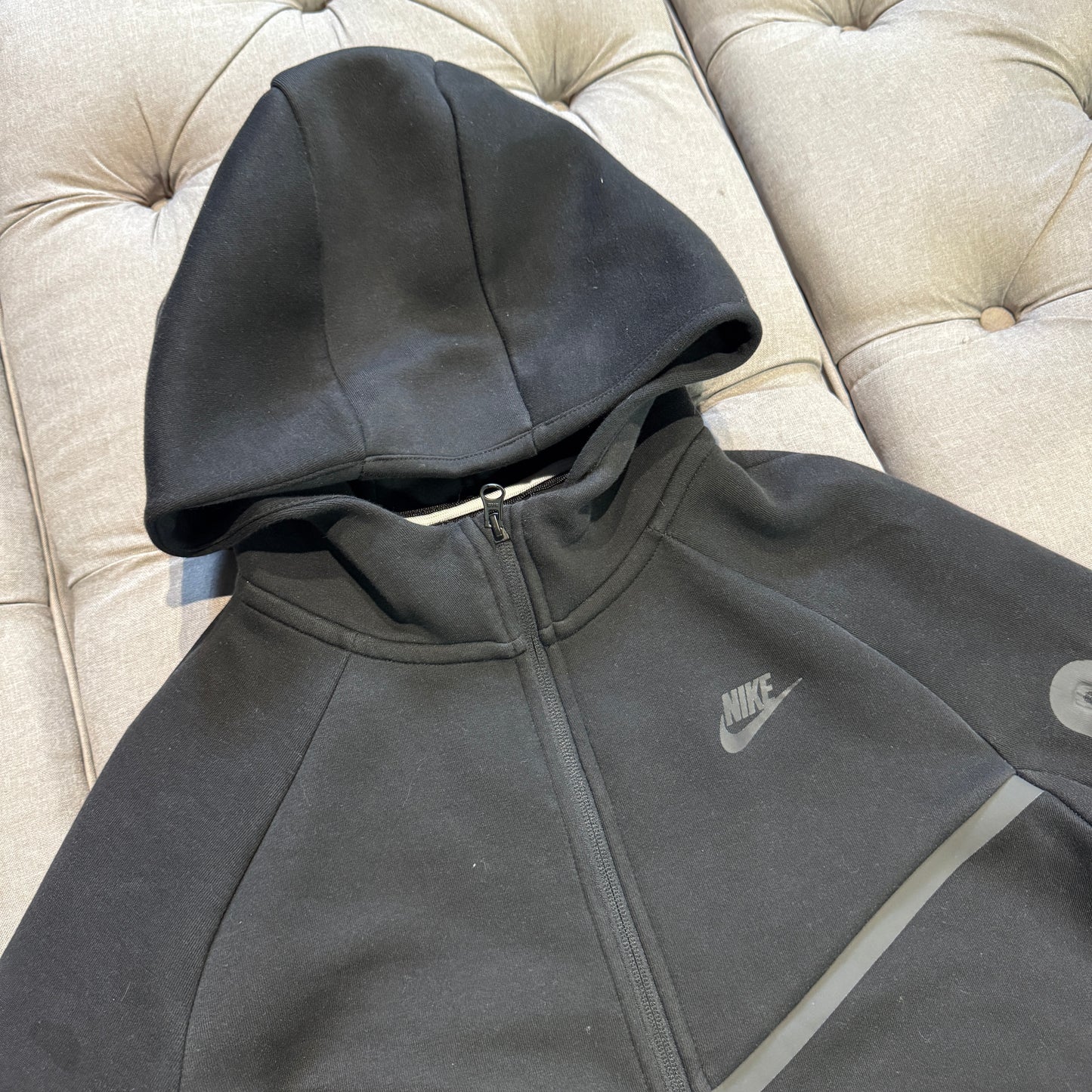Nike Tech Fleece Jacket 'Black' (Second hand)