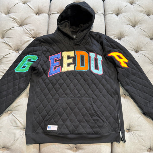 Geedup Team Logo Hoodie 'Holy Grail Multi Color 2.0 Quilt' (Second hand)