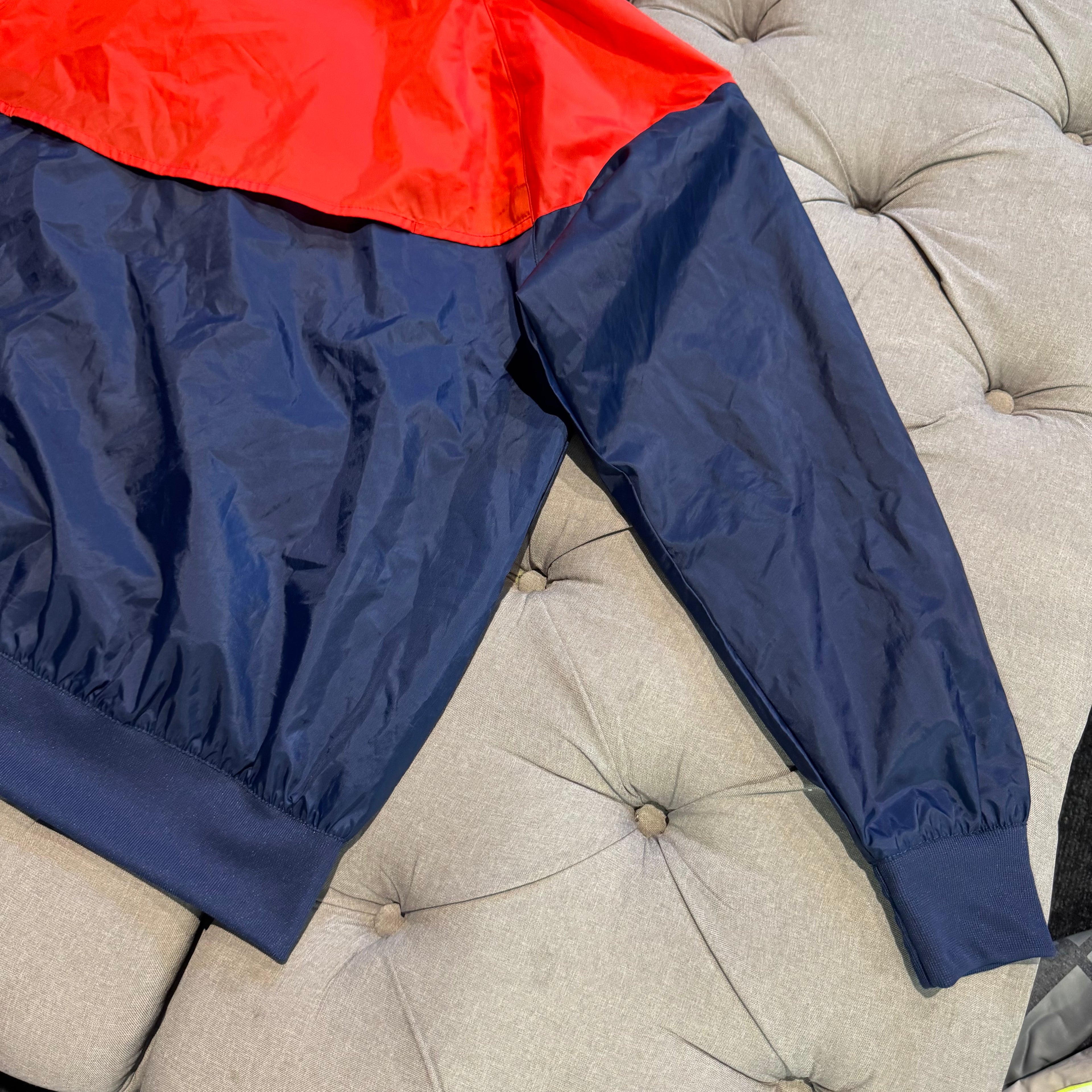 Nike 2 Tone Windbreaker Jacket 'Navy Red' (Second hand)