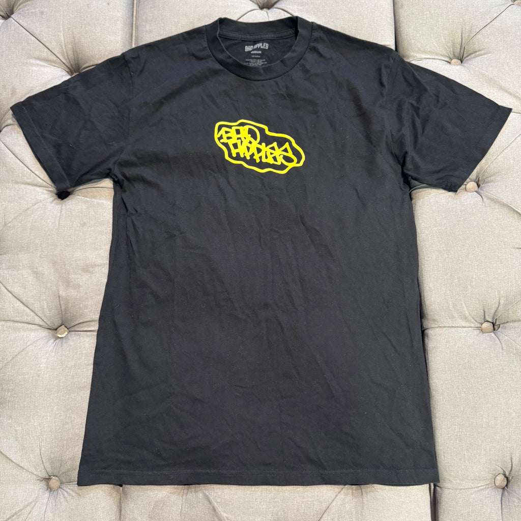 Bad Apples VS The World T-Shirt 'Black Yellow' (Second hand)