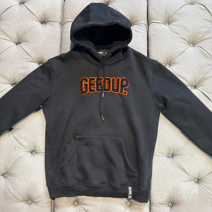 Geedup Play For Keeps Hoodie 'Black Orange' (Second hand)