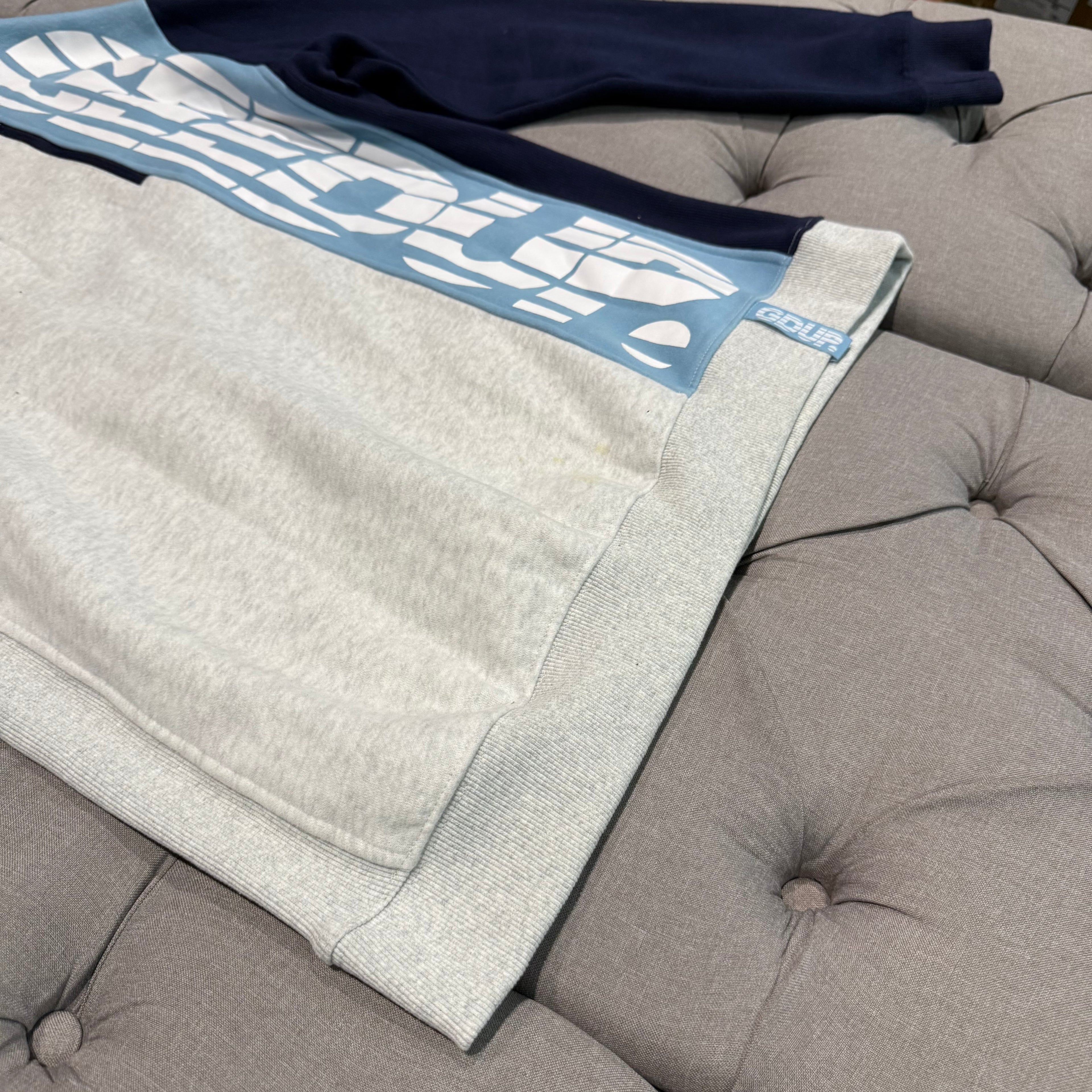 Geedup Sportsman Crewneck 'White Marle Blue' (Second hand)