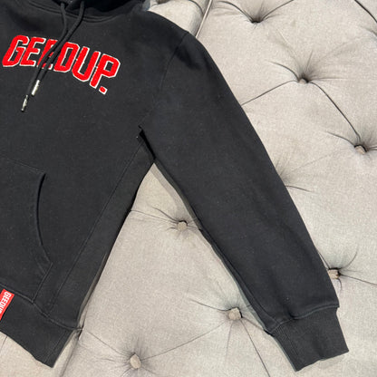 Geedup Play For Keeps Hoodie 'Black Red' (Second hand)
