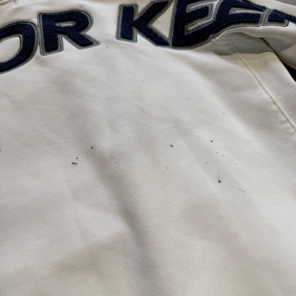Geedup Play For Keeps Hoodie 'White Navy Blue' (Second hand)
