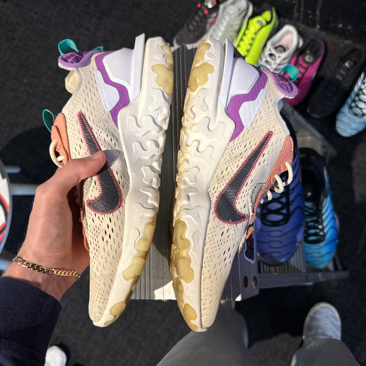 Nike React Vision 'Tan Purple Peach' (Second hand)