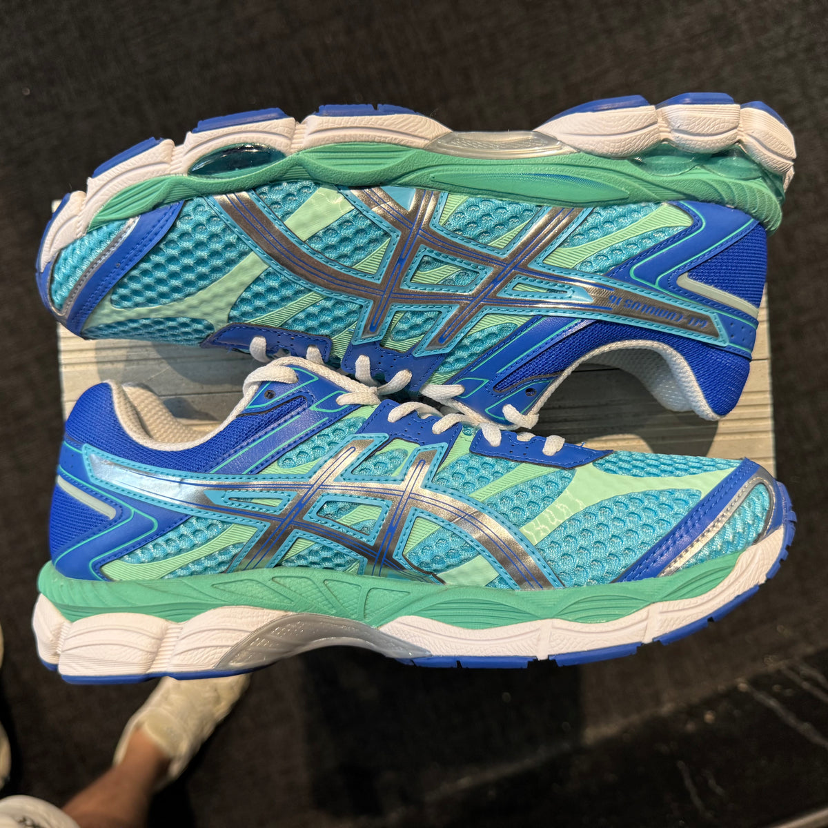 Asics Gel-Cumulus 16 'Aquarium Pure Silver' (Second hand)