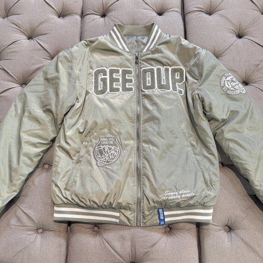 Geedup Los Angeles Bomber Jacket 'Khaki' (Second hand)