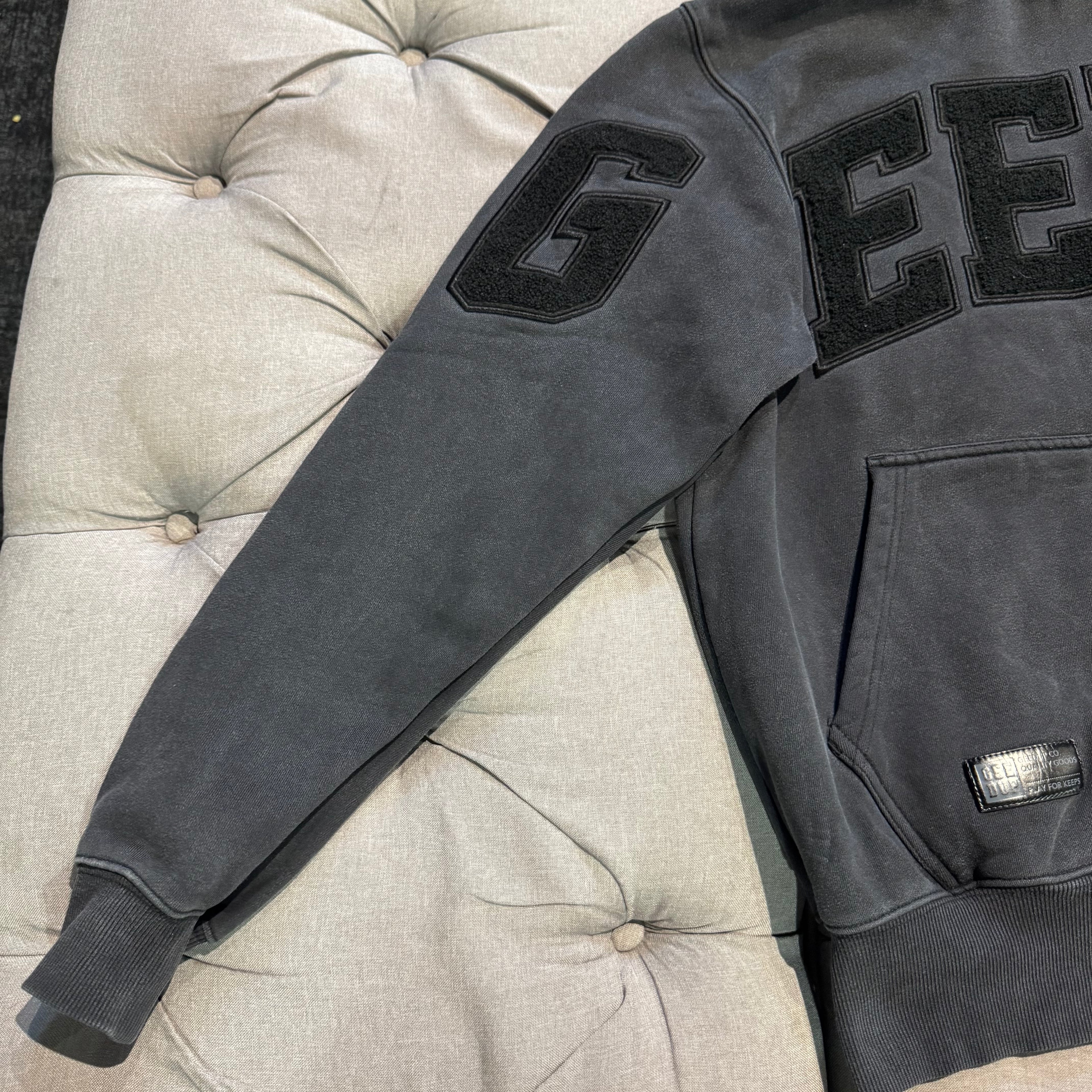 Geedup Team Logo Hoodie 'Washed Black' (Second hand)