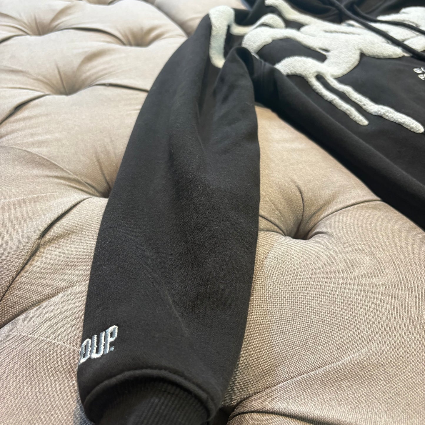 Geedup Handstyle Hoodie 'Black Baby Blue' (Second hand)